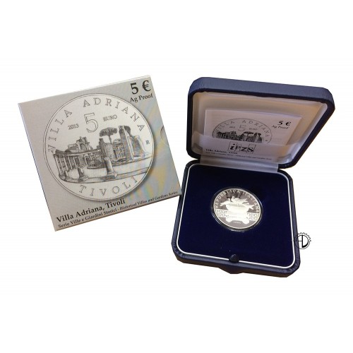 Italia - 2013 - 5€ Villa Adriana PROOF