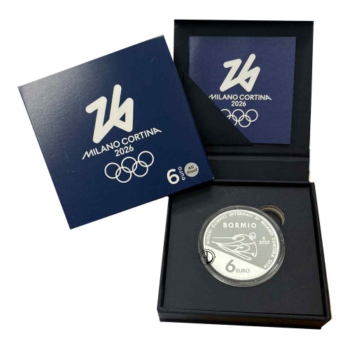Italia - 2025 - 6€ Olimpiadi Bormio