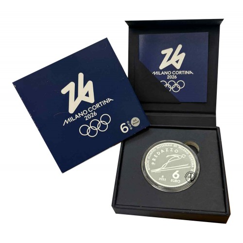 Italia - 2025 - 6€ Olimpiadi Predazzo