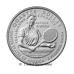 USA 1/4$ 2025 Althea Gibson