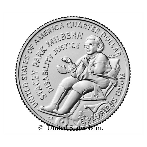 USA 1/4$ 2025 Stacey Park Milbern