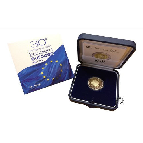 Italia - 2015 - 2€ Bandiera PROOF