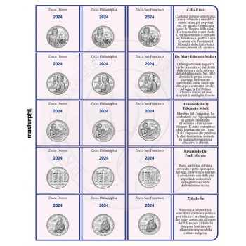 Foglio 2024 per 1/4$ American Women