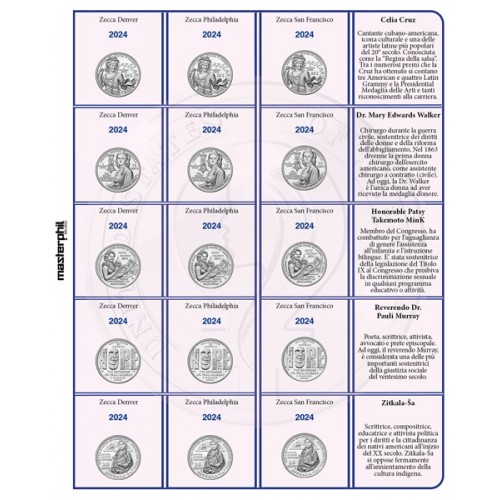 Foglio 2024 per 1/4$ American Women