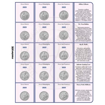 Foglio 2025 per 1/4$ American Women