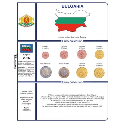 Foglio per serietta Bulgaria 2026 -...