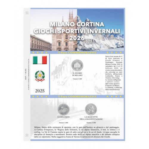 Abafil €uro Italia - Foglio 2025 1/4€...