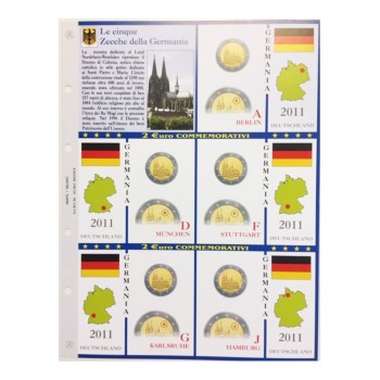 Abafil Fogli 2€ Germania 2011 5zecche