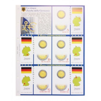 Abafil Fogli 2€ Germania 2009 5zecche
