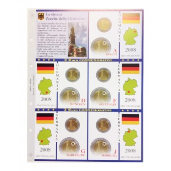 Abafil Fogli 2€ Germania 2008 5zecche