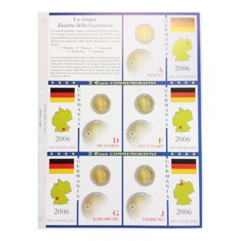 Abafil Fogli 2€ Germania 2006 5zecche