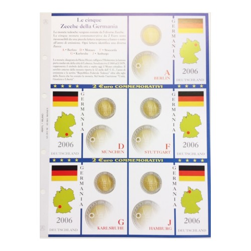 Abafil Fogli 2€ Germania 2006 5zecche