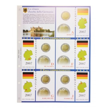 Abafil Fogli 2€ Germania 2007 5zecche