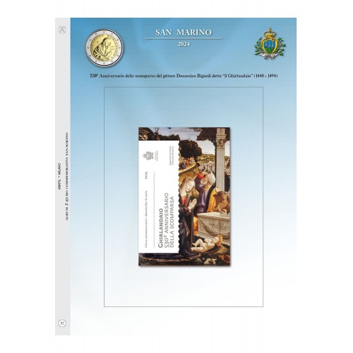 Abafil S.Marino Foglio 2€ 2024 Il...