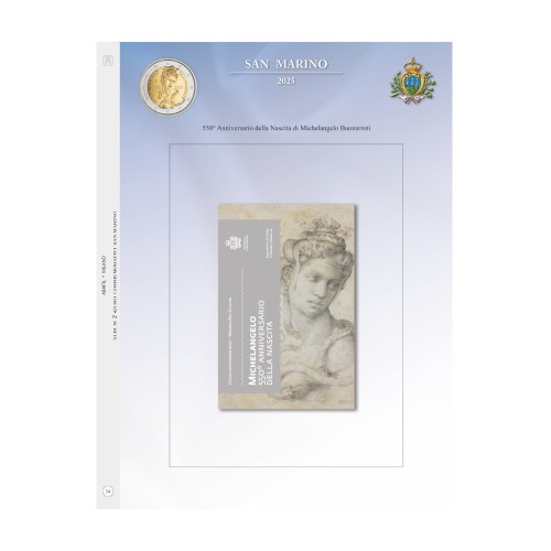 Abafil S.Marino Foglio 2€ 2025...