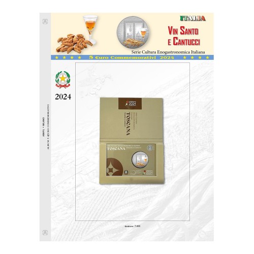 Abafil Foglio Italia 5€ 2024 - Toscana