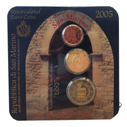 San Marino - 2005 - Mini Set 2c.+20c.+2€