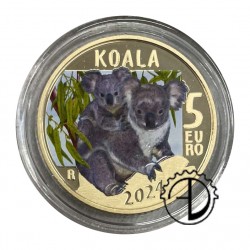 OFFERTA! Italia - Cofanetto 5€ Tigre, Orso, Giaguaro, Elefante Africano e Koala