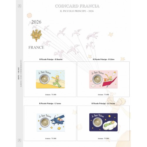 Abafil Foglio 2€ 2026 Francia Piccolo...