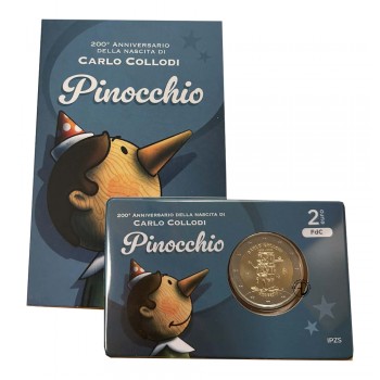 Italia - 2026 - 2€ Collodi Pinocchio (blister)