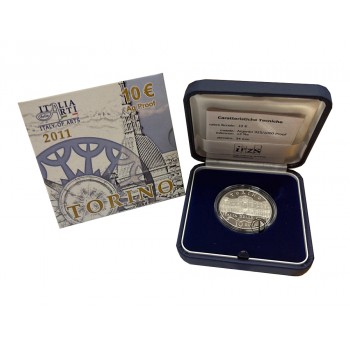 Italia - 2011 - 10€ Torino PROOF