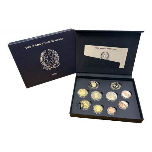 Divisionale Italia 2025 - 11 val. PROOF