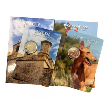 Malta - 2026 - 2€ Cane + La Valletta (blister)