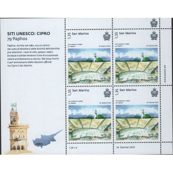 San Marino 2025 - MF Siti Unesco, 4v.