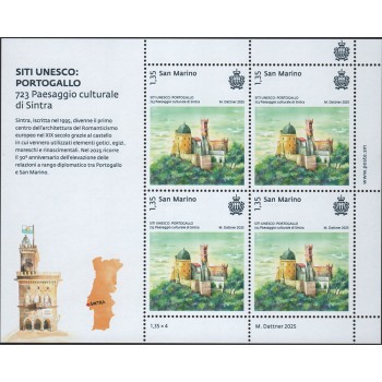 San Marino 2025 - MF Siti Unesco, 4v. 2