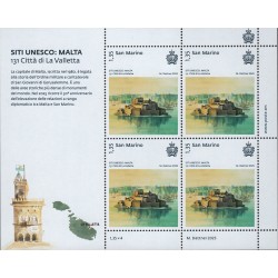 San Marino 2025 - MF Siti Unesco, 4v.