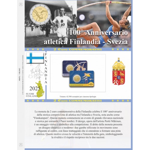 Abafil Foglio 2€ 2025 Finlandia...