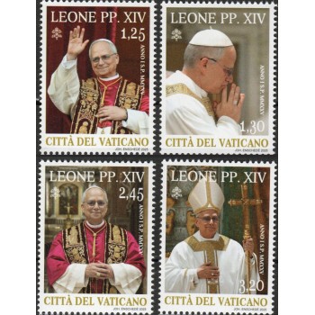 Vaticano 2025 - Papa Leone, 4 v.