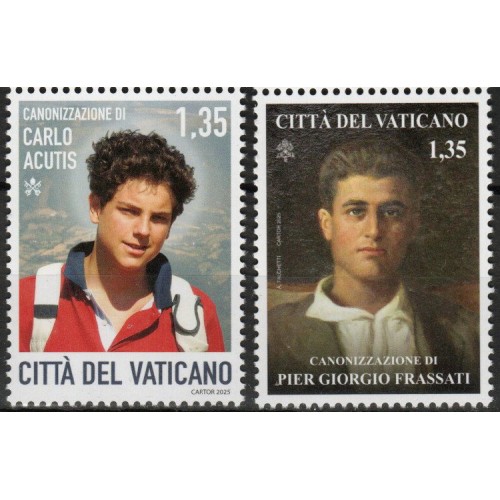 Vaticano 2025 - Canonizzazioni, 2 v.