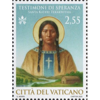 Vaticano 2025 - Santa Kateri Tekakwitha, 1 v.