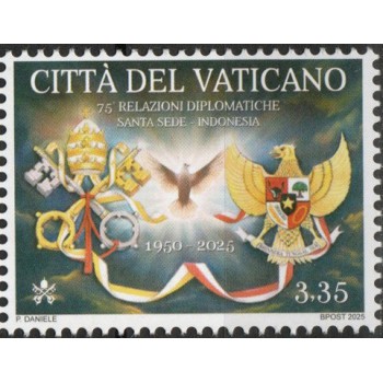 Vaticano 2025 - Rel. Diplomatiche Indonesia, 1 v.