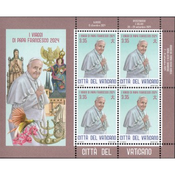 Vaticano 2025 - Viaggi Papa Francesco, MF