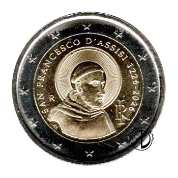 Italia - 2026 - 2€ San Francesco (blister) 2