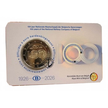 Belgio - 2026 - 2€ Ferrovie (v. olandese)
