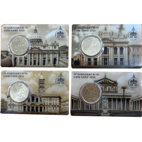 Vaticano - 2025 - Coin Card Basiliche...