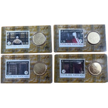 Vaticano - 2025 - Stamp&Coin Card GIUBILEO (n.52/55)