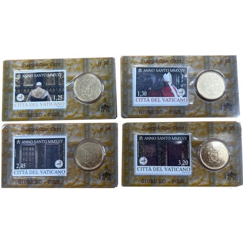 Vaticano - 2025 - Stamp&Coin Card...