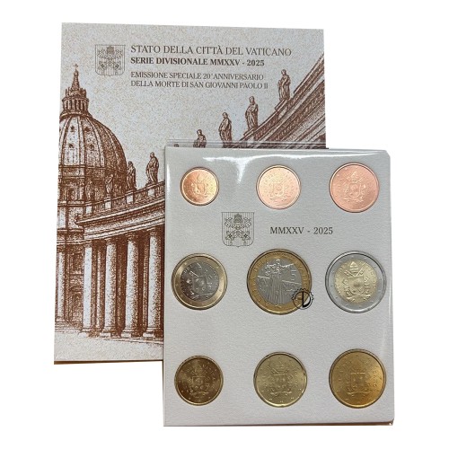 Vaticano - 2025 - Divisionale + 5€ Papa