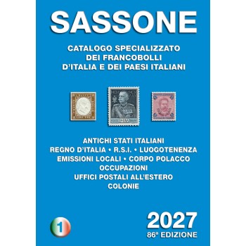 Catalogo Sassone 2027 - N°1