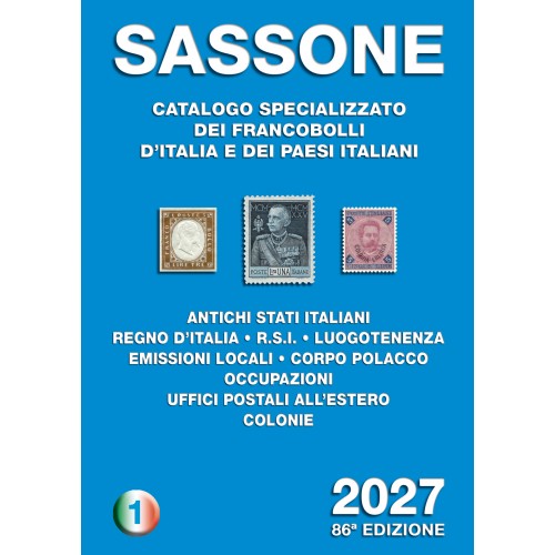 Catalogo Sassone 2027 - N°1