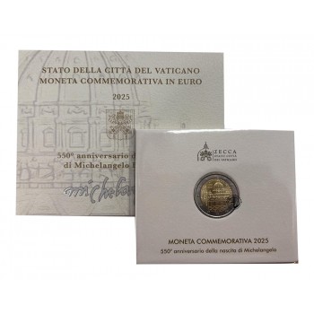 Vaticano - 2025 - 2€ Michelangelo