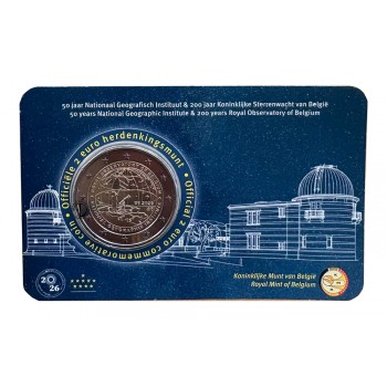 Belgio - 2026 - 2€ Osservatorio (v. olandese)