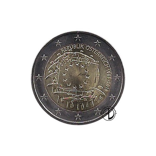 Austria - 2015 - 2€ 30° Bandiera