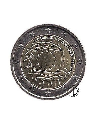 Belgio - 2015 - 2€ 30° Bandiera