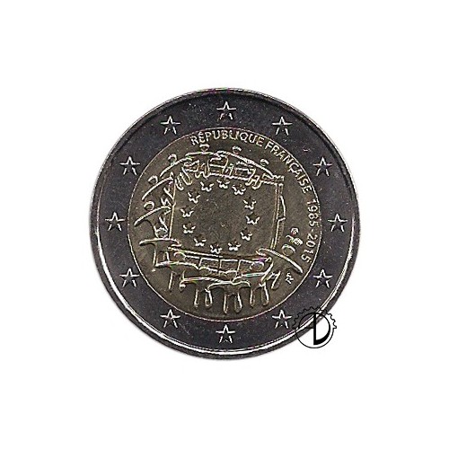 Francia - 2015 - 2€ 30° Bandiera