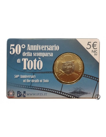 Italia - 2017 - 5€ Totò